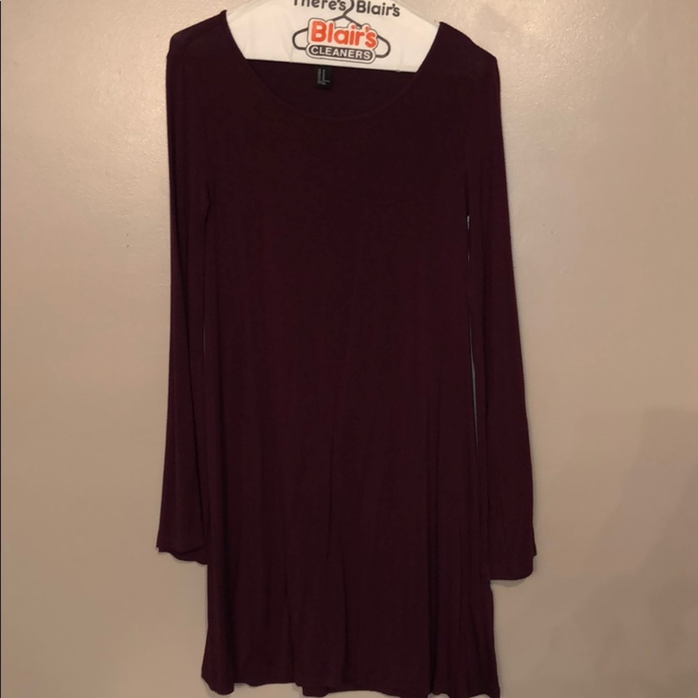 Forever 21 long sleeve t-shirt dress